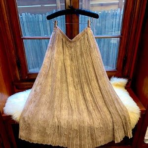 Banana Republic Pleated Midi Skirt